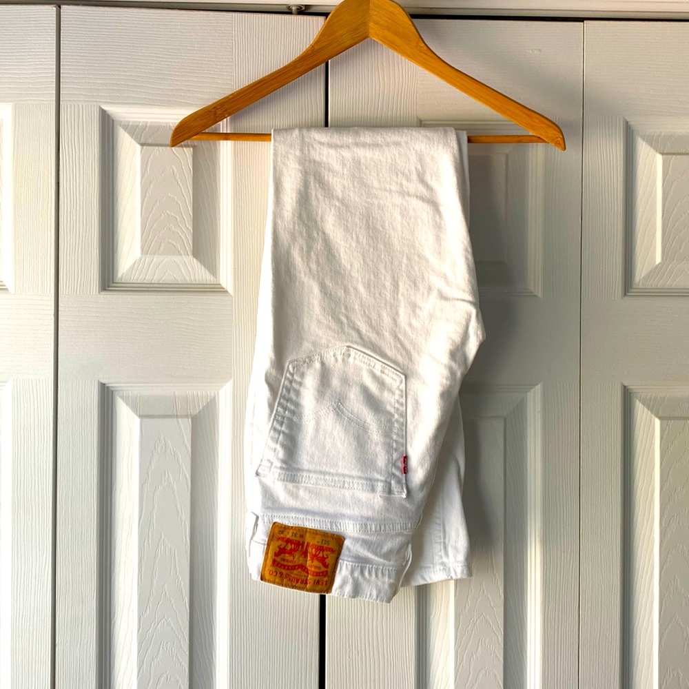 White Levi Jeans